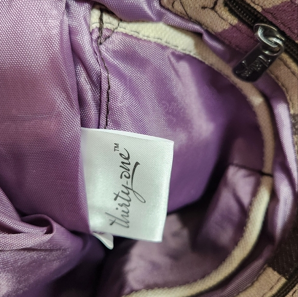 Thirty-One Striped Crossbody Bag - Picture 8 of 9